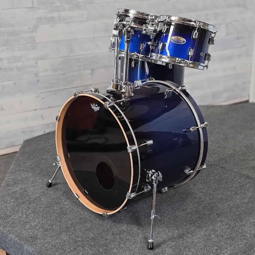 Used Pearl Decade Maple 5pc Drum Set Kobalt Blue - Very Good - Drum Center Of Portsmouth