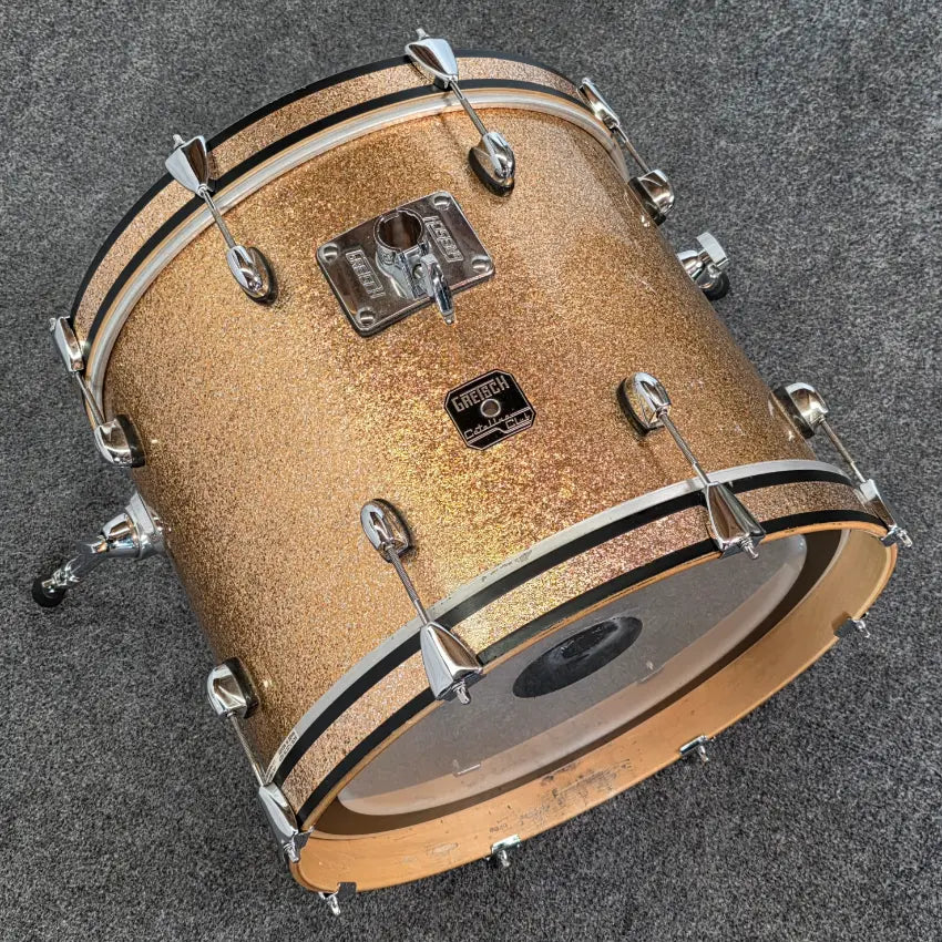Used Gretsch Catalina Club 3pc Drum Set Champagne Sparkle - Good - Drum Center Of Portsmouth