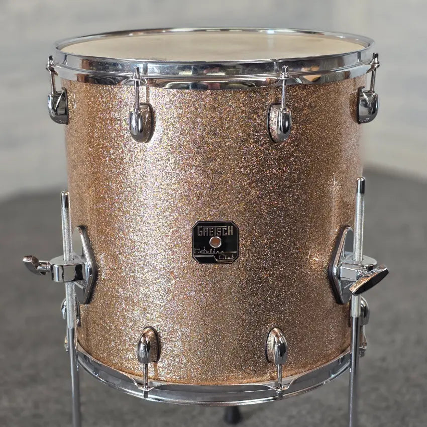 Used Gretsch Catalina Club 3pc Drum Set Champagne Sparkle - Good - Drum Center Of Portsmouth