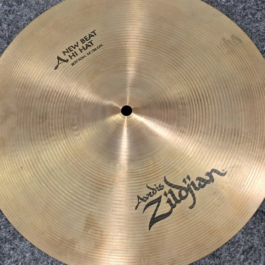 Used Zildjian A New Beat Hi Hat Cymbals 14" - Very Good - Drum Center Of Portsmouth