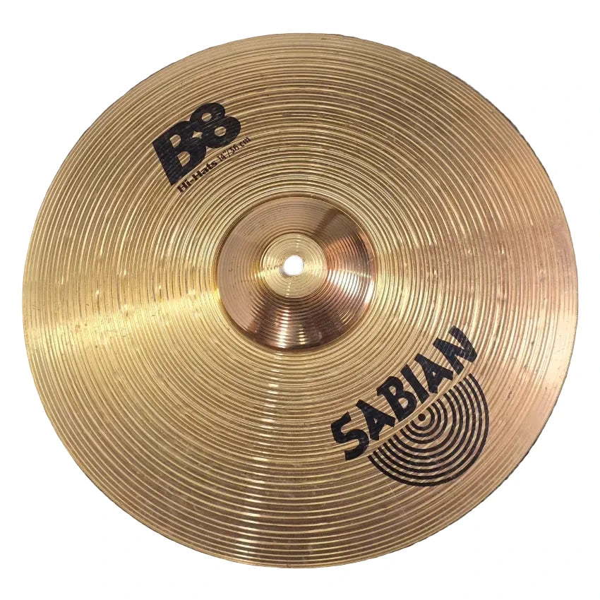 Used Sabian B8 Hi Hat Cymbals 14" - Fair - Drum Center Of Portsmouth