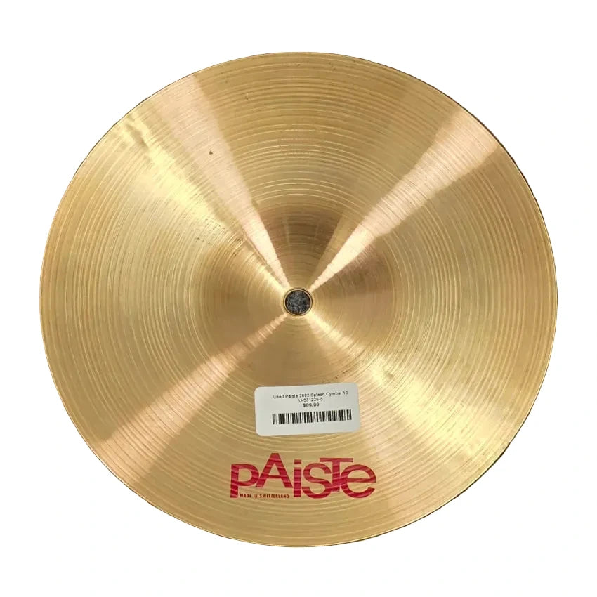 Used Paiste 2002 Splash Cymbal 10" - Fair - Drum Center Of Portsmouth