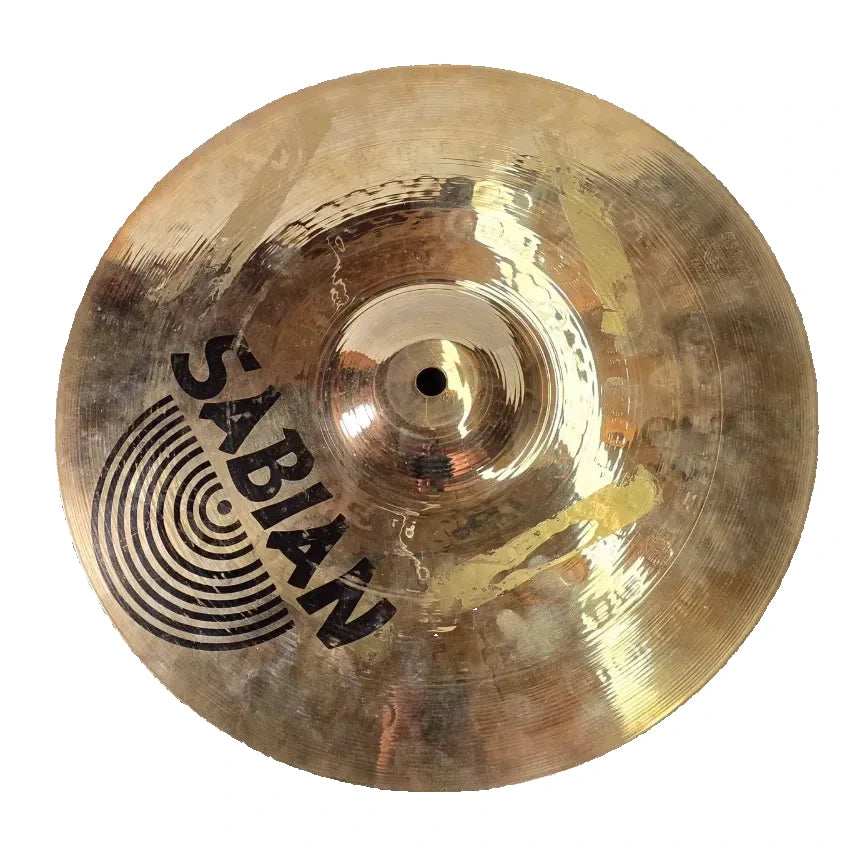 Used Sabian AAX Studio Hi Hat Cymbals 13" Brilliant - Good - Drum Center Of Portsmouth