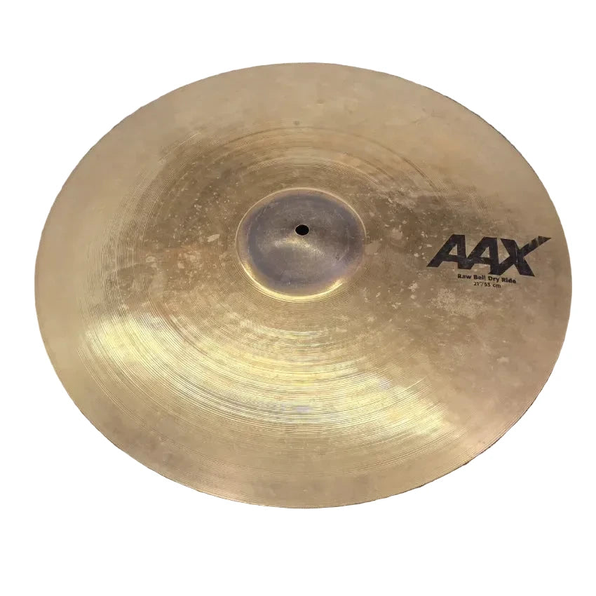 Used Sabian AAX Raw Bell Dry Ride Cymbal 21" - Good - Drum Center Of Portsmouth