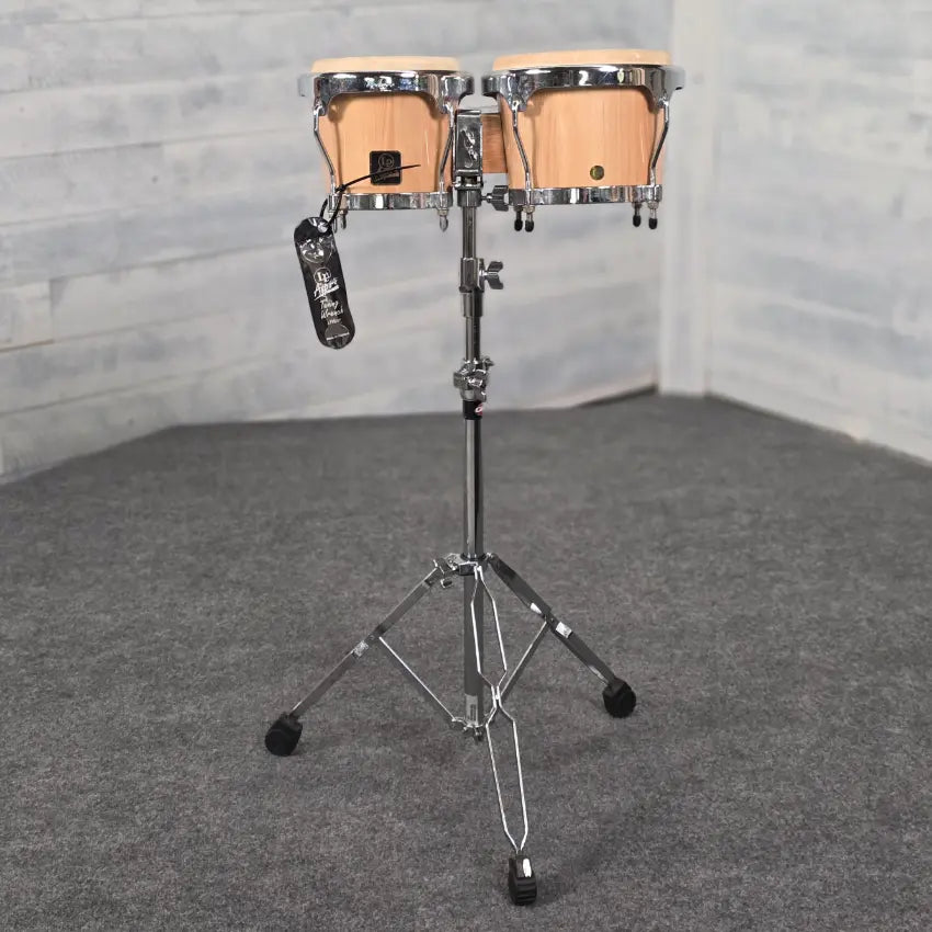 Used LP Aspire Bongos w/Stand - Good - Drum Center Of Portsmouth