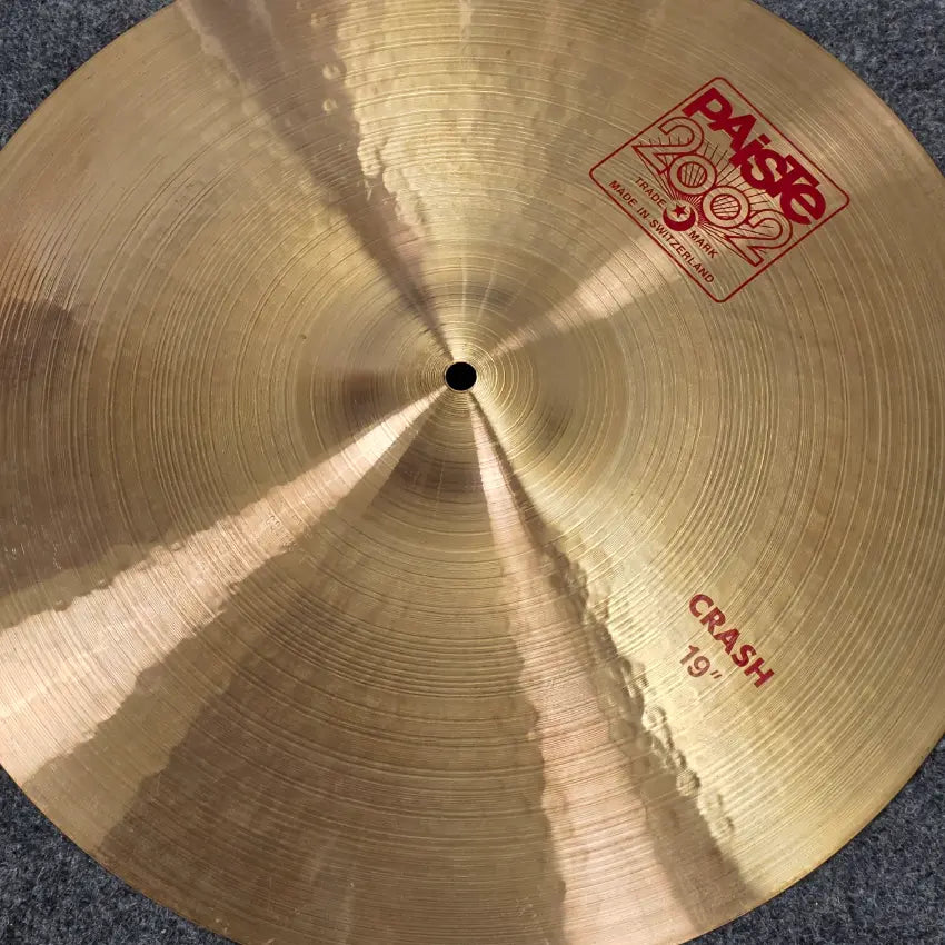 Used Paiste 2002 Crash Cymbal 19" - Very Good - Drum Center Of Portsmouth