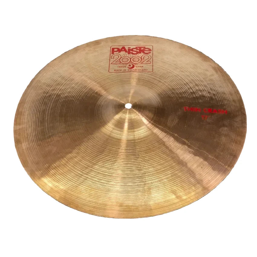 Used Paiste 2002 Thin Crash Cymbal 17" - Very Good - Drum Center Of Portsmouth