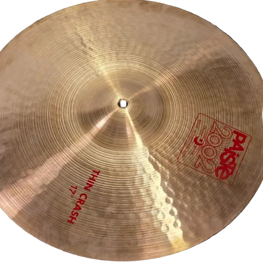 Used Paiste 2002 Thin Crash Cymbal 17" - Very Good - Drum Center Of Portsmouth