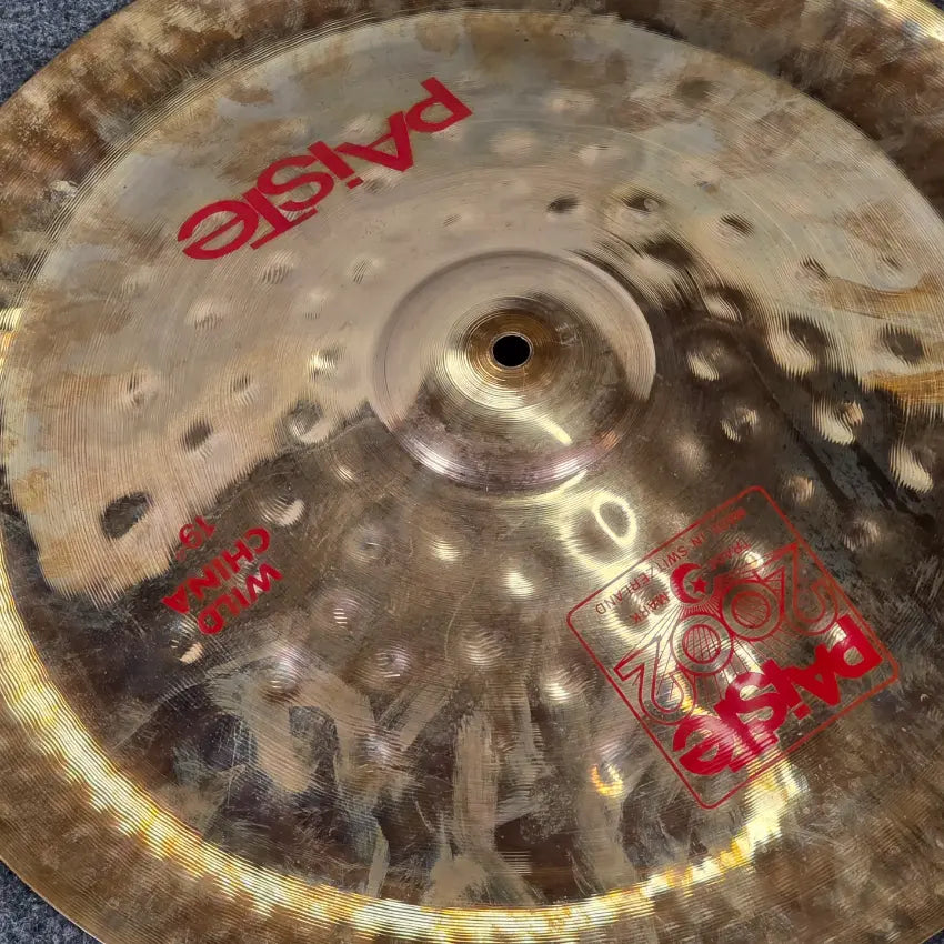 Used Paiste 2002 Wild China Cymbal 19" - Very Good - Drum Center Of Portsmouth