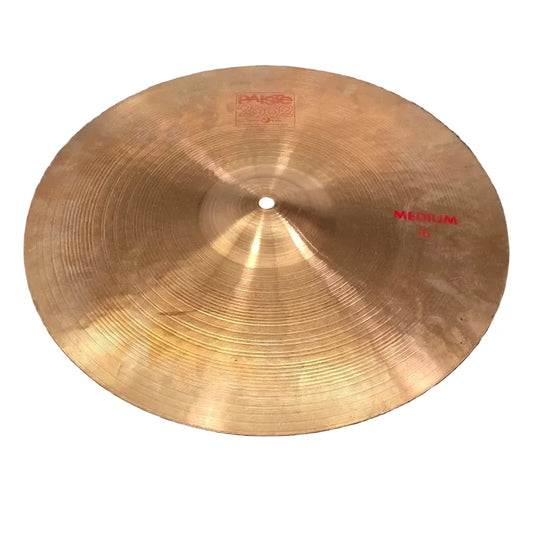 Used Paiste 2002 Medium Crash Cymbal 16" - Fair - Drum Center Of Portsmouth