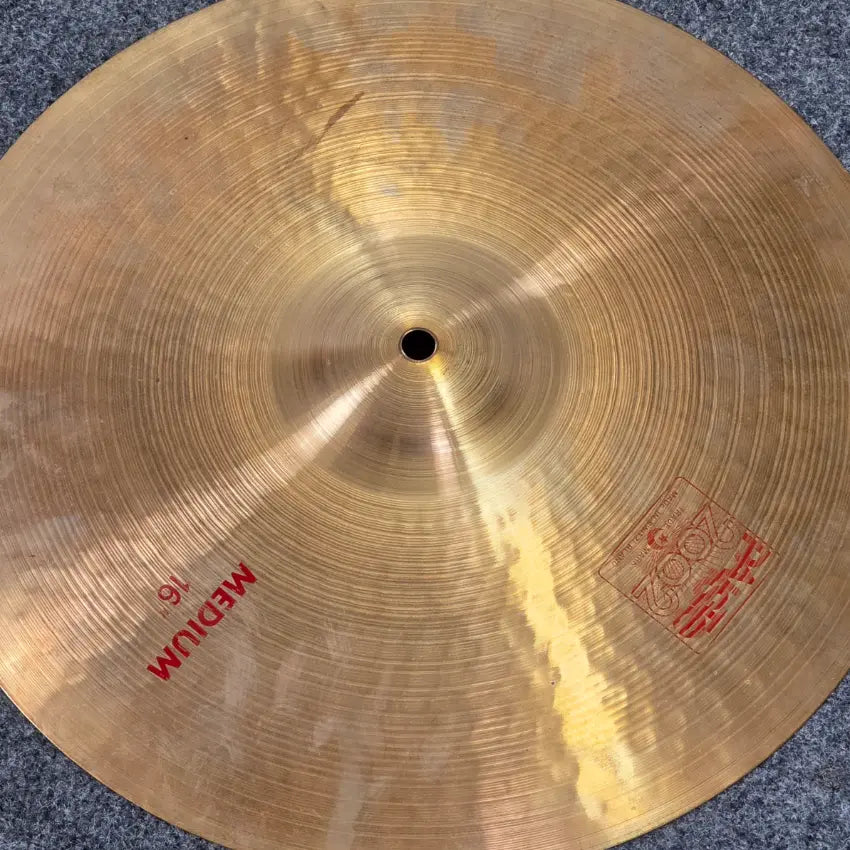 Used Paiste 2002 Medium Crash Cymbal 16" - Fair - Drum Center Of Portsmouth