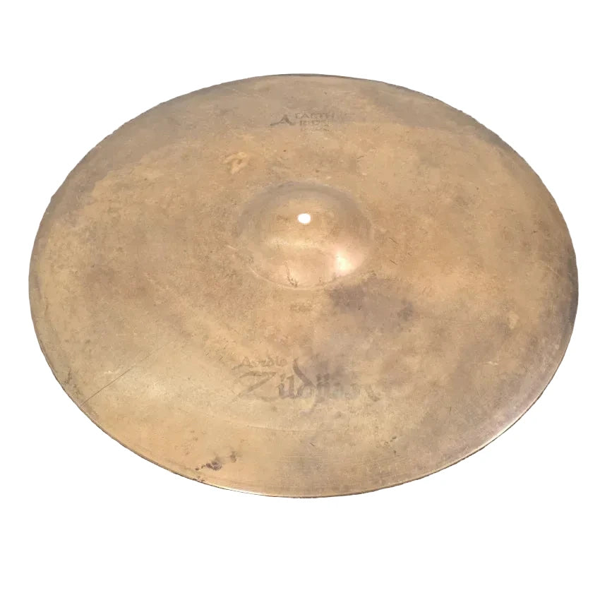Used Zildjian A Earth Ride Cymbal 22" - Fair - Drum Center Of Portsmouth