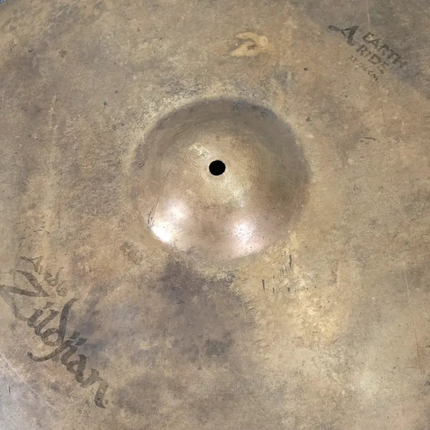 Used Zildjian A Earth Ride Cymbal 22" - Fair - Drum Center Of Portsmouth