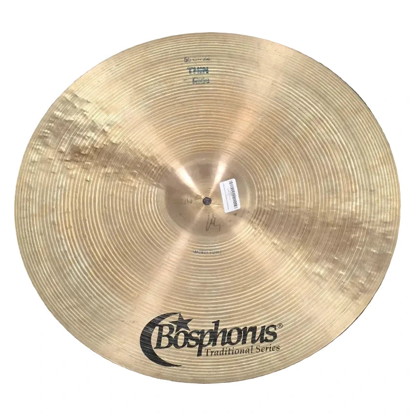 Used Bosphorus Traditional Series Thin Ride Cymbal 22 - Very Good - Drum Center Of Portsmouth