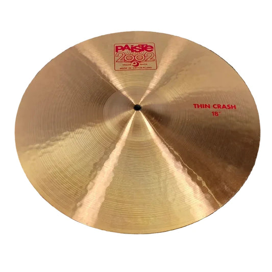 Used Paiste 2002 Thin Crash 18 - Very Good - Drum Center Of Portsmouth