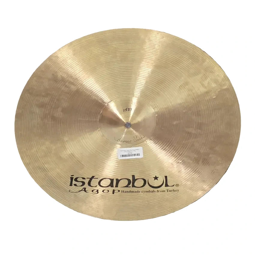 Used Istanbul Agop Traditional Medium Crash Cymbal 18 1537g - Good - Drum Center Of Portsmouth