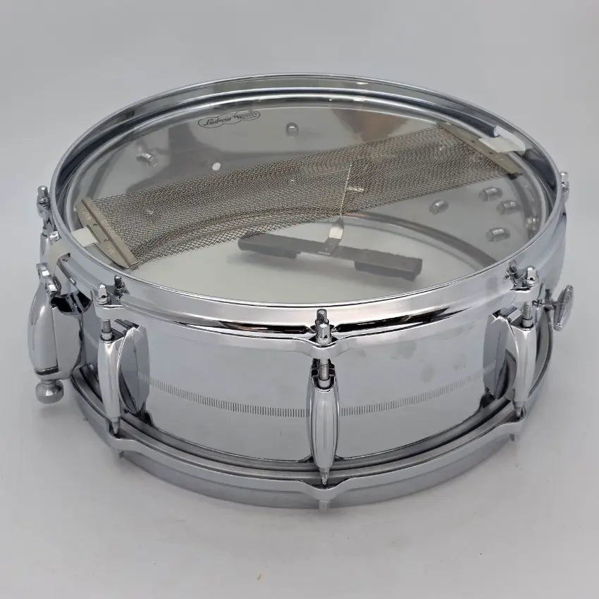 Used Vintage Gretsch 4160 COB Snare Drum 14x5 -- Early 70s Stop Sign Badge - Very Good - Drum Center Of Portsmouth