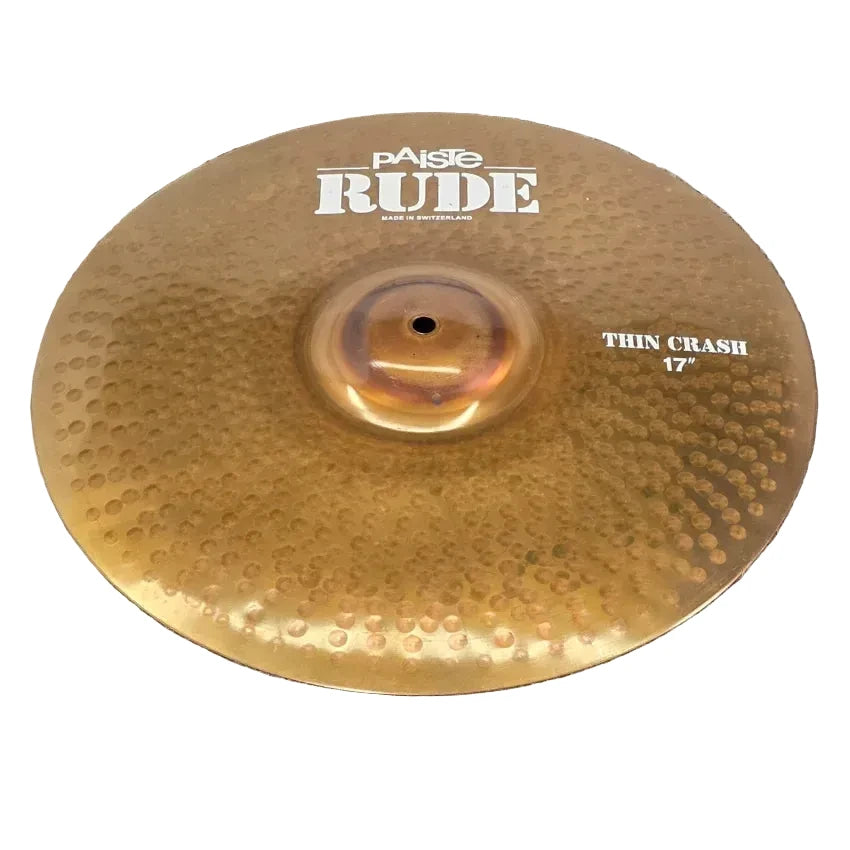 Used Paiste Rude Thin Crash Cymbal 17 - Excellent - Drum Center Of Portsmouth
