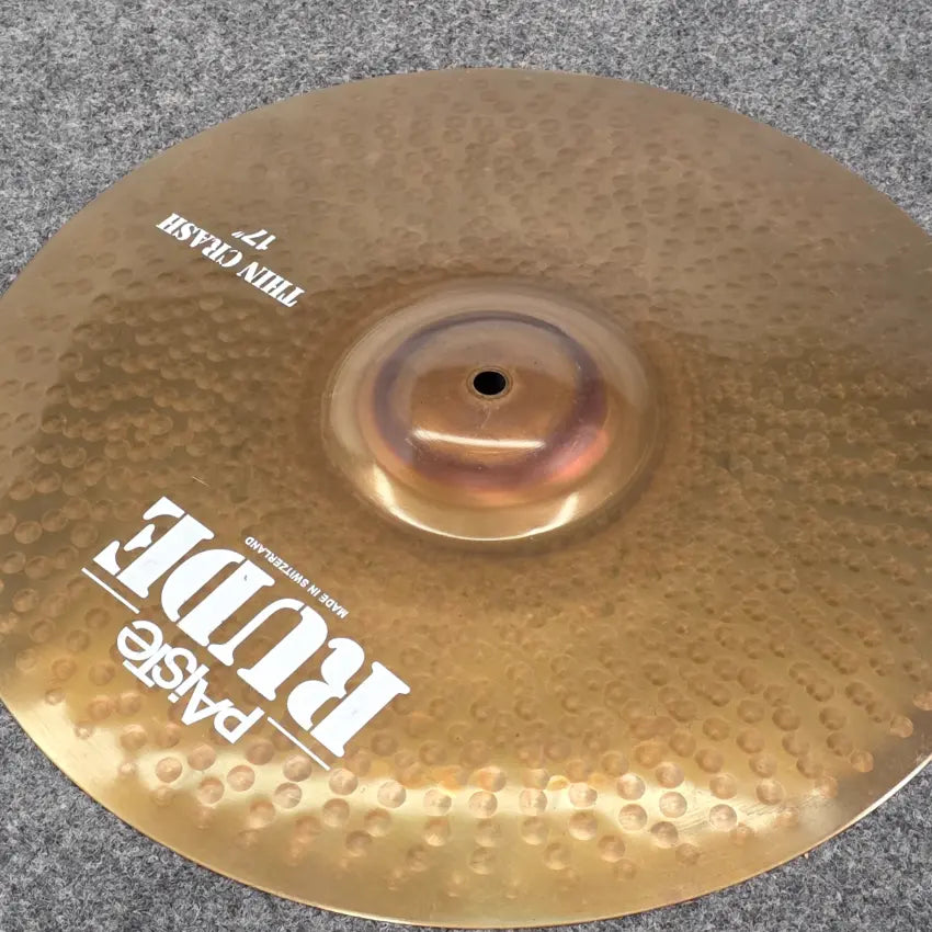 Used Paiste Rude Thin Crash Cymbal 17 - Excellent - Drum Center Of Portsmouth