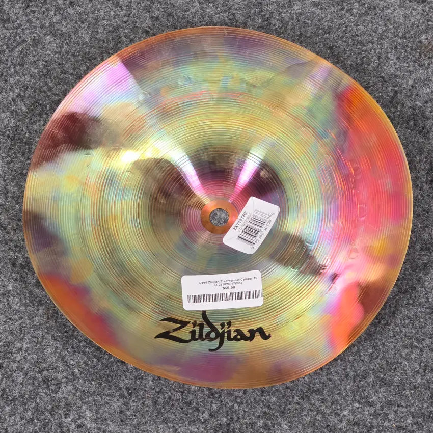 Used Zildjian Trashformer Cymbal 10" - Good - Drum Center Of Portsmouth