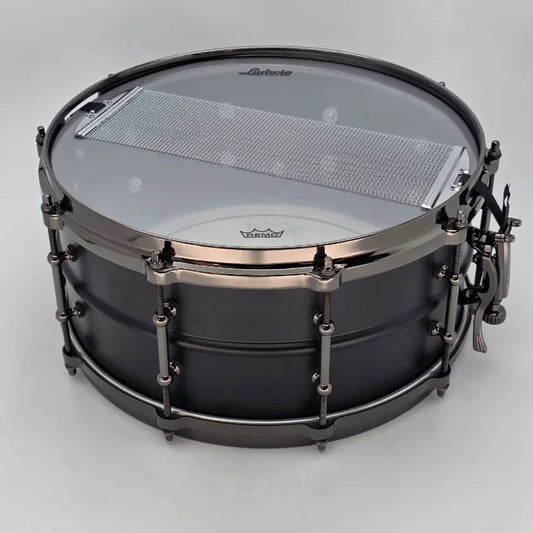 Used Ludwig "Blackest Beauty" Brass Snare Drum 14x6.5 - Very Good - Drum Center Of Portsmouth