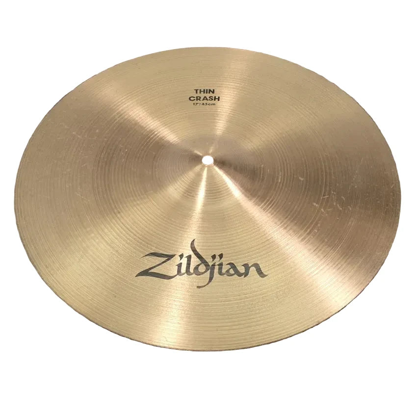 Used Zildjian A Thin Crash Cymbal 17" - Very Good - Drum Center Of Portsmouth