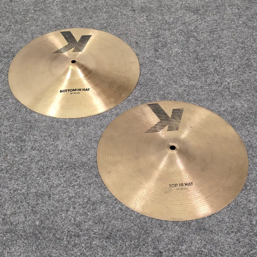 Used Zildjian K Hi Hat Cymbals 14 - Good - Drum Center Of Portsmouth