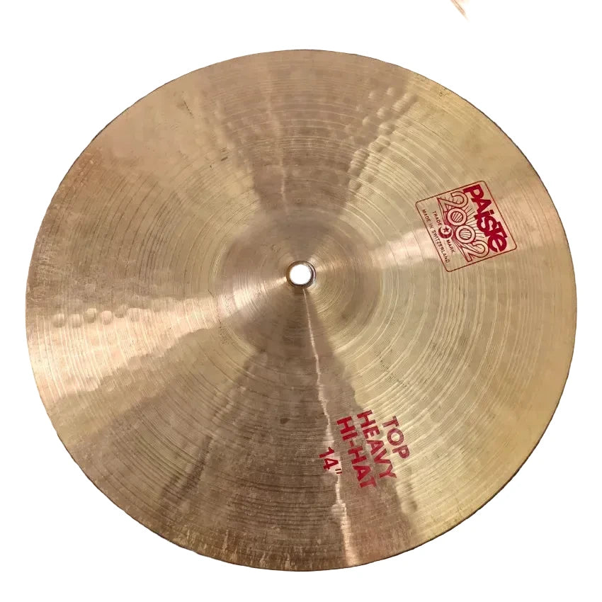 Used Paiste 2002 Heavy Hi Hat Cymbals 14" - Good - Drum Center Of Portsmouth