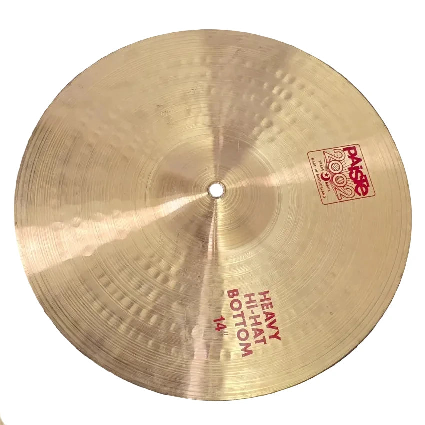 Used Paiste 2002 Heavy Hi Hat Cymbals 14" - Good - Drum Center Of Portsmouth