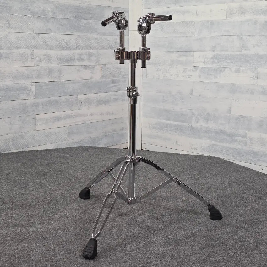 Used Pearl Gyro Lock Double Tom Stand - Very Good - Drum Center Of Portsmouth