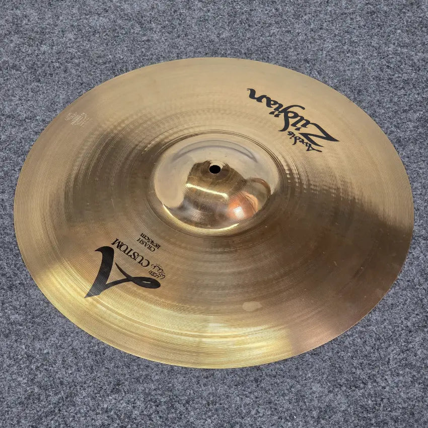 Used Zildjian A Custom Crash Cymbal 18 - Very Good - Drum Center Of Portsmouth