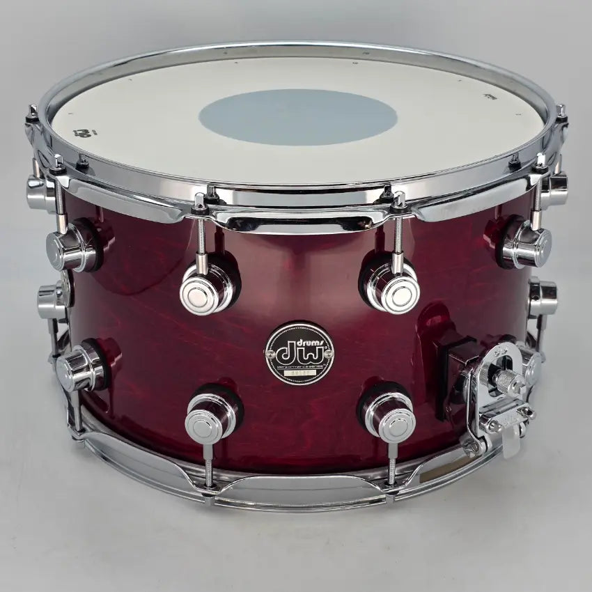 Used DW Performance Snare Drum 14x8 Cherry Stain - Very Good - Drum Center Of Portsmouth
