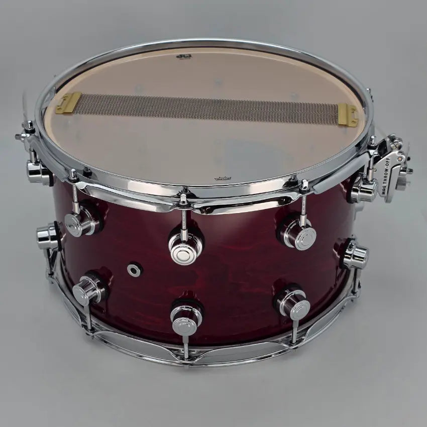 Used DW Performance Snare Drum 14x8 Cherry Stain - Very Good - Drum Center Of Portsmouth