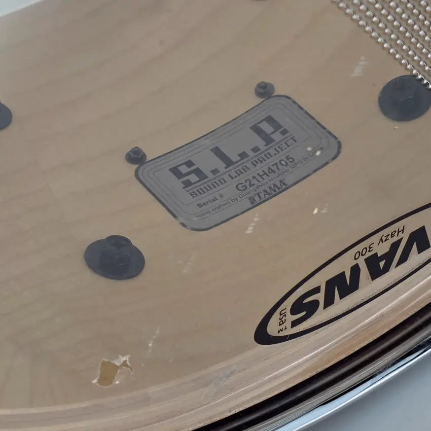 Used Tama SLP G Maple Snare Drum 14x7 - Good - Drum Center Of Portsmouth