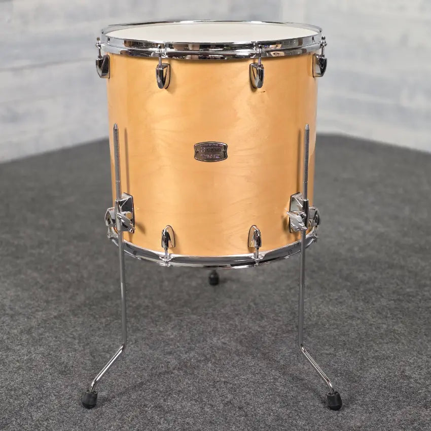 Used Yamaha Stage Custom Birch Floor Tom 16x15 Natural Wood - Good - Drum Center Of Portsmouth