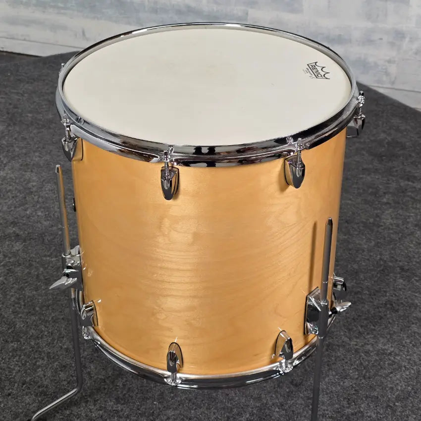 Used Yamaha Stage Custom Birch Floor Tom 16x15 Natural Wood - Good - Drum Center Of Portsmouth