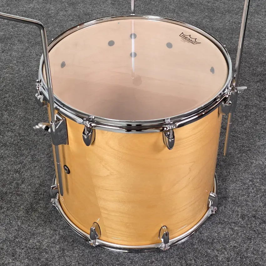 Used Yamaha Stage Custom Birch Floor Tom 16x15 Natural Wood - Good - Drum Center Of Portsmouth