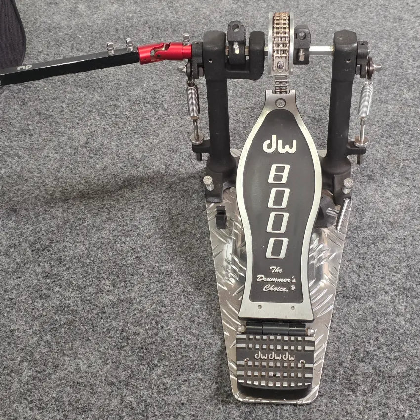 Used DW 8000 Double Bass Drum Pedal - Fair - Drum Center Of Portsmouth