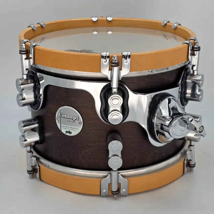 Used PDP Concept Classic Rack Tom 10x7 Walnut w/ Natural Hoops - Good - Drum Center Of Portsmouth