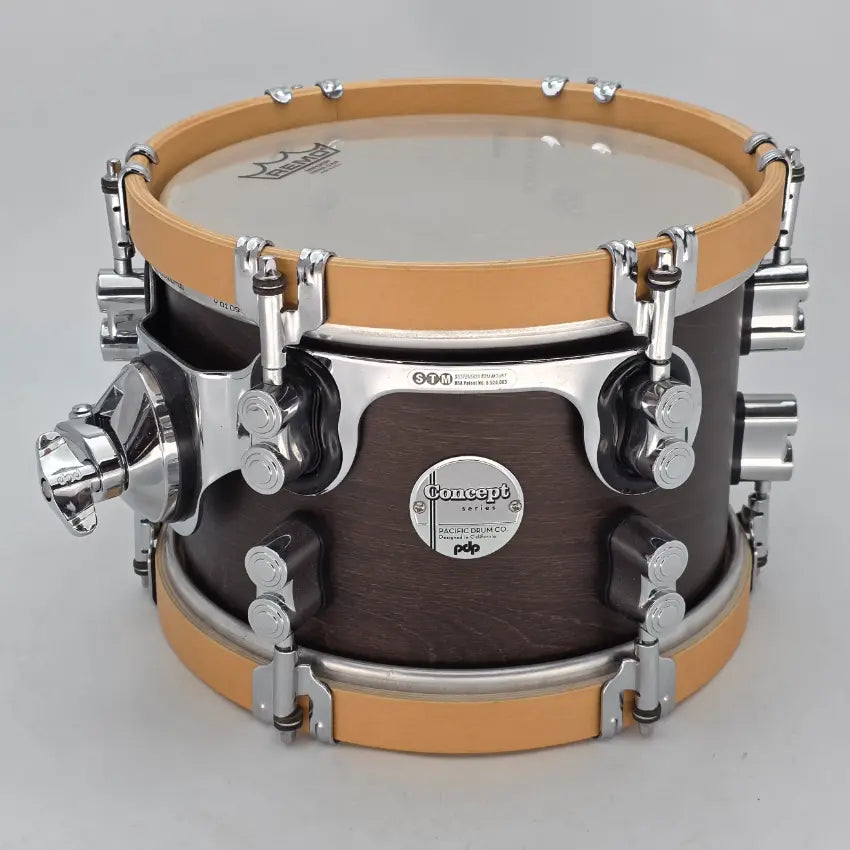 Used PDP Concept Classic Rack Tom 10x7 Walnut w/ Natural Hoops - Good - Drum Center Of Portsmouth