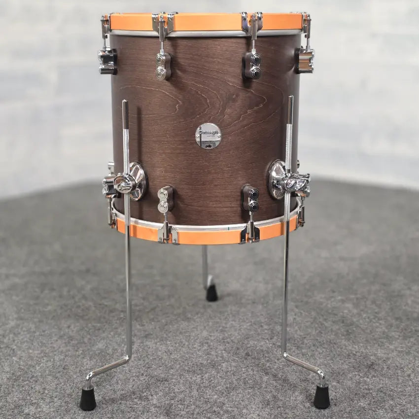 Used PDP Concept Classic Floor Tom 14x14 Walnut w/ Natural Hoops - Good - Drum Center Of Portsmouth