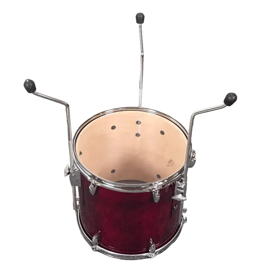 Used Yamaha Stage Custom Birch Floor Tom 14x13 Cranberry Red - Good - Drum Center Of Portsmouth