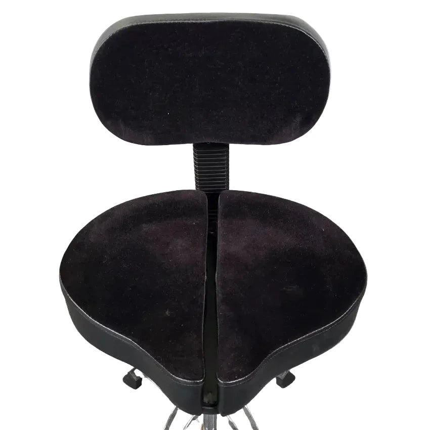 Used Ahead Spinal G Saddle Style 4-Leg Drum Throne w/Backrest - Very Good - Drum Center Of Portsmouth