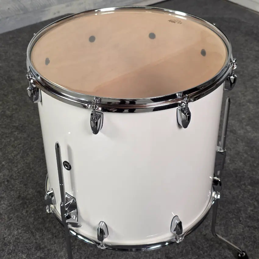 Used Yamaha Stage Custom Floor Tom 16x15 Pure White - Very Good - Drum Center Of Portsmouth