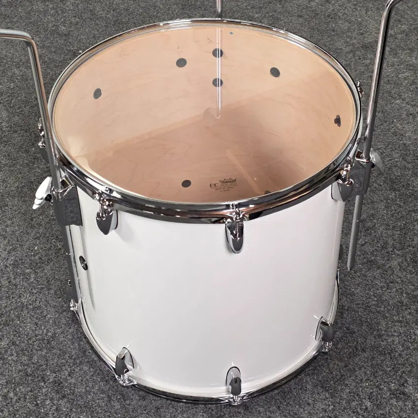 Used Yamaha Stage Custom Floor Tom 16x15 Pure White - Very Good - Drum Center Of Portsmouth