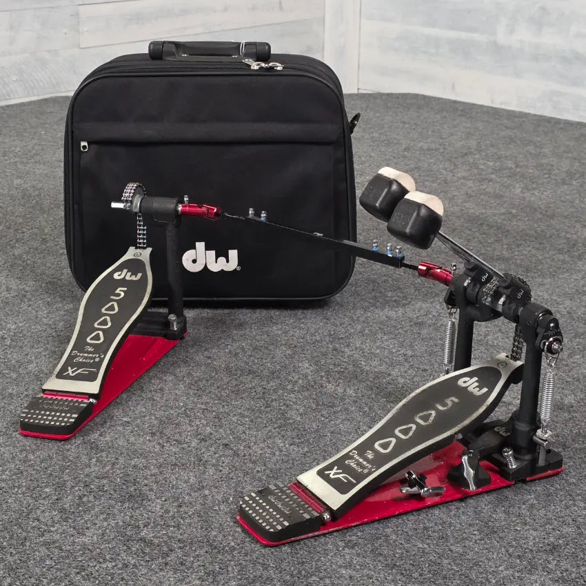 Used DW 5000 XF Accelerator Double Bass Drum Pedal - Good - Drum Center Of Portsmouth