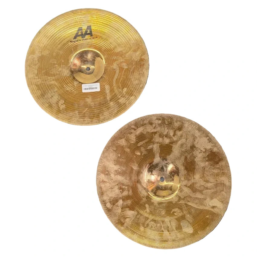 Used Sabian AA Regular Hi Hat Cymbals 14 - Good - Drum Center Of Portsmouth