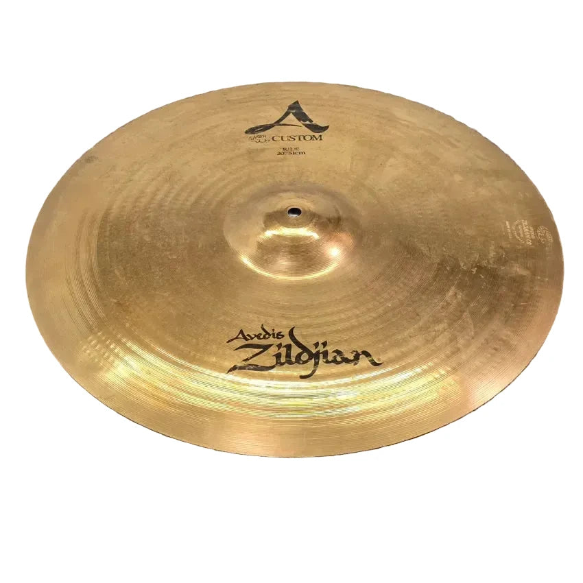 Used Zildjian A Custom Ride Cymbal 20" - Good - Drum Center Of Portsmouth