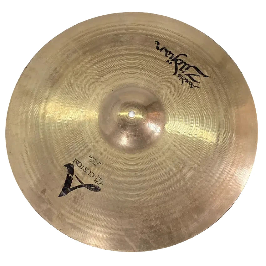 Used Zildjian A Custom Ride Cymbal 20" - Good - Drum Center Of Portsmouth
