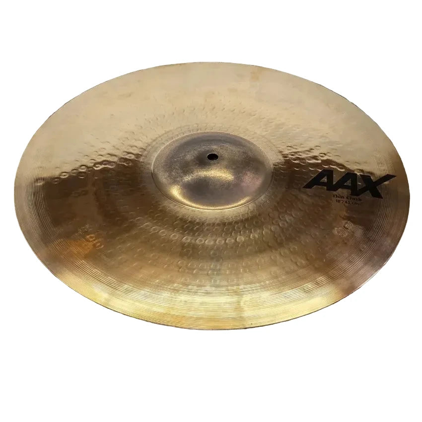 Used Sabian AAX Brilliant Thin Crash Cymbal 18 - Very Good - Drum Center Of Portsmouth
